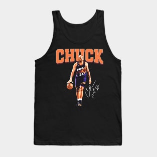 Charles Barkley The Chuck Basketball Legend Signature Vintage Retro 80s 90s Bootleg Rap Style Tank Top